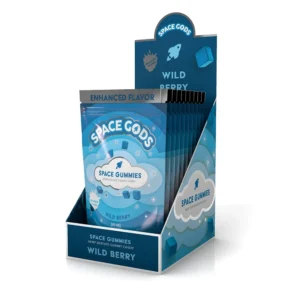 - Space Gods 13mg thc & 15mg cbd per piece